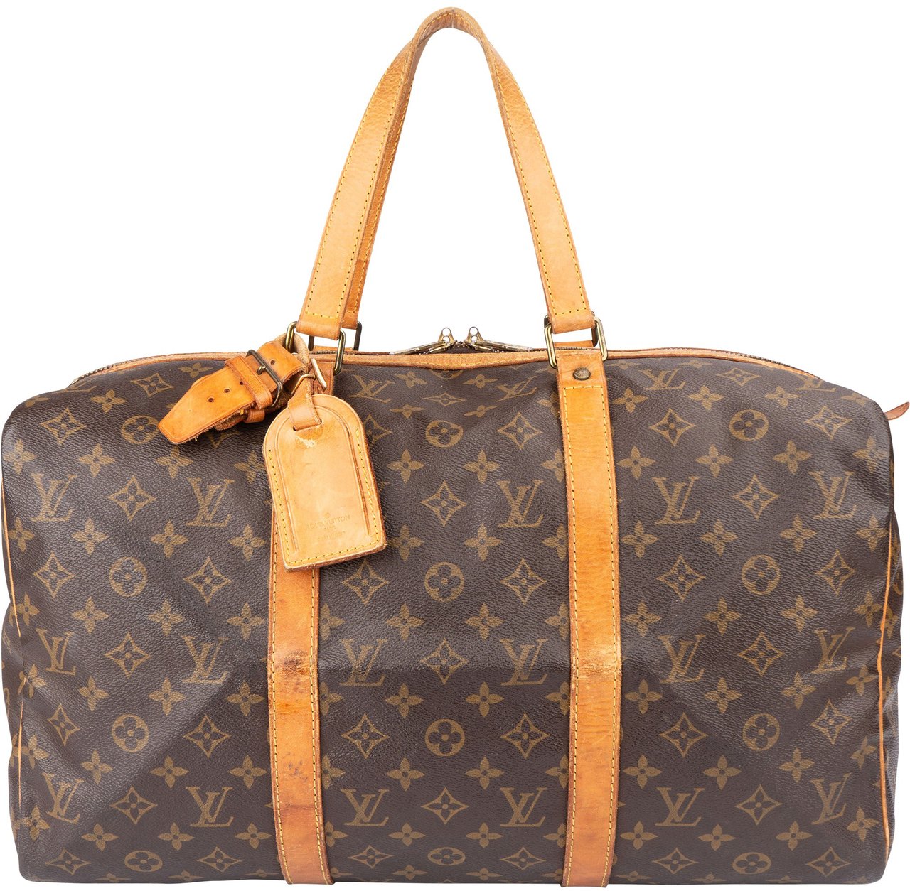 Louis Vuitton Louis Vuitton Canvas Monogram Sac Souple 45 Travel Bag Bruin