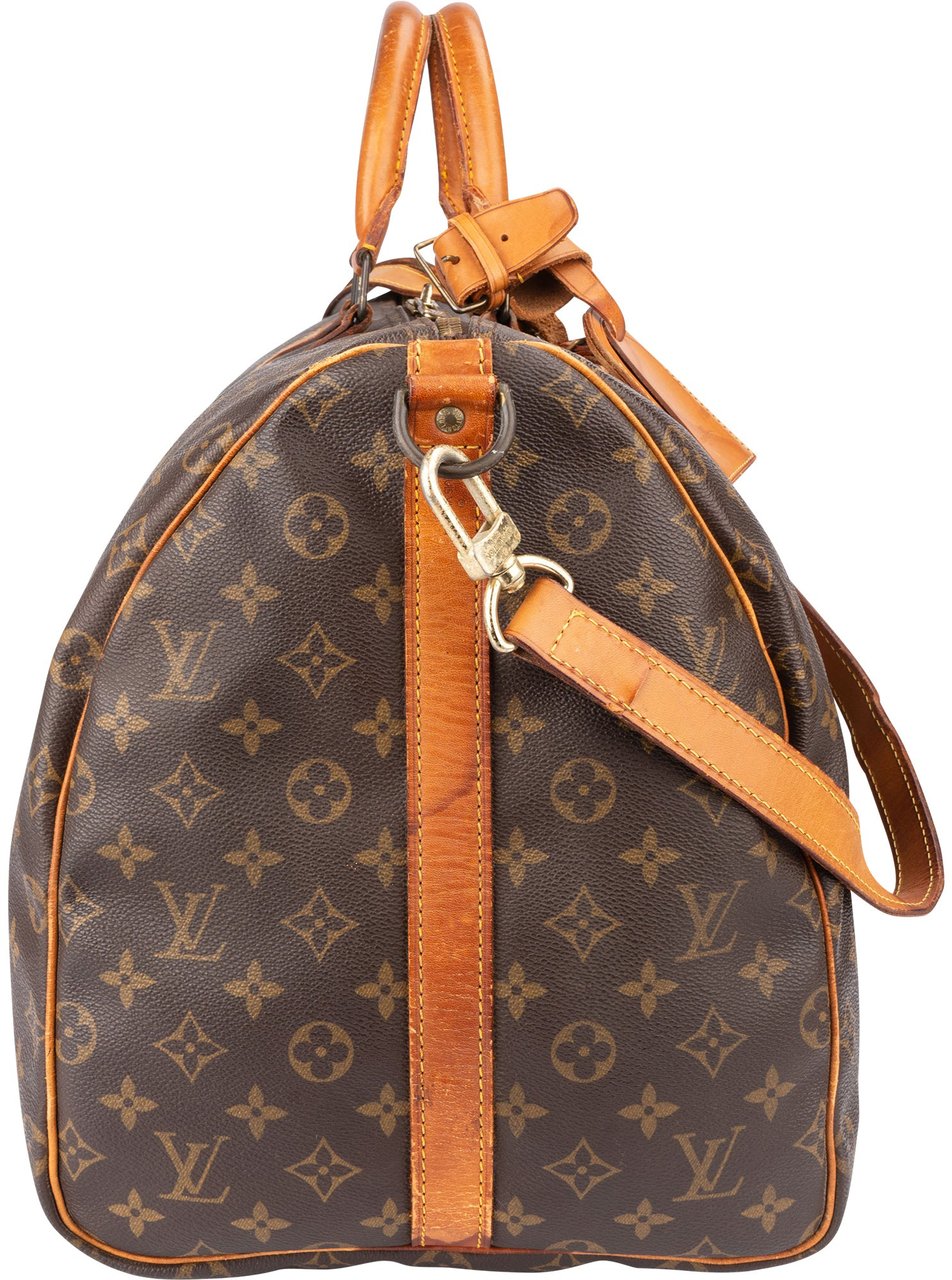 Louis Vuitton Louis Vuitton Canvas Monogram Keepall 55 Bandouliere Bruin