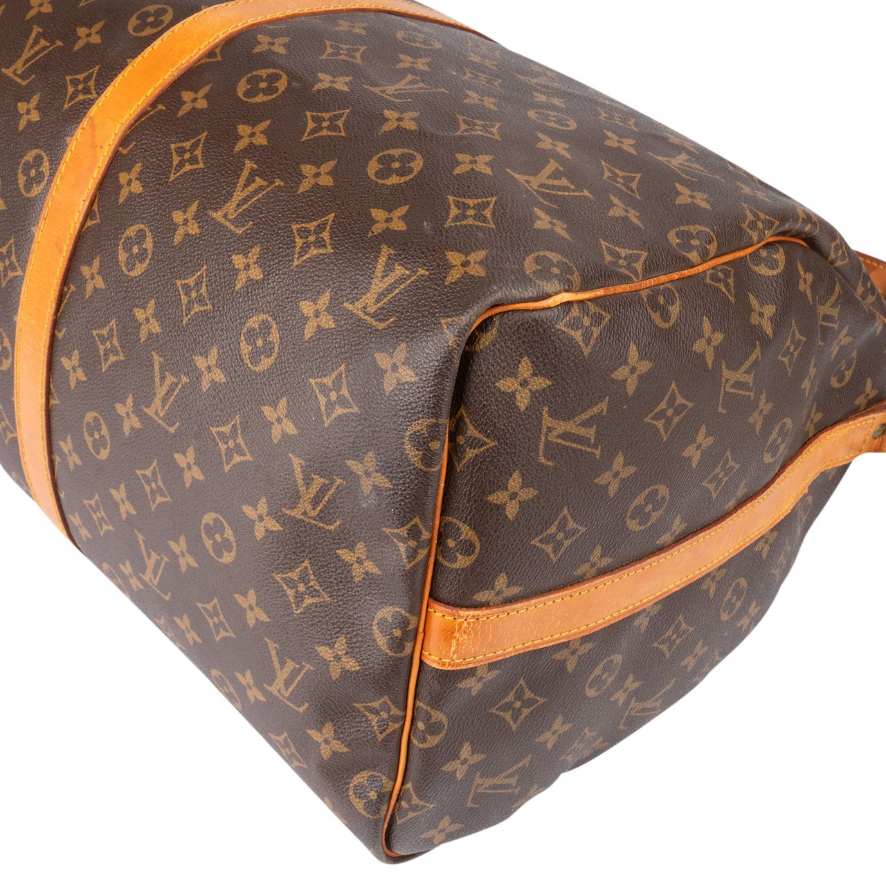 Louis Vuitton Louis Vuitton Canvas Monogram Keepall 55 Bandouliere Bruin