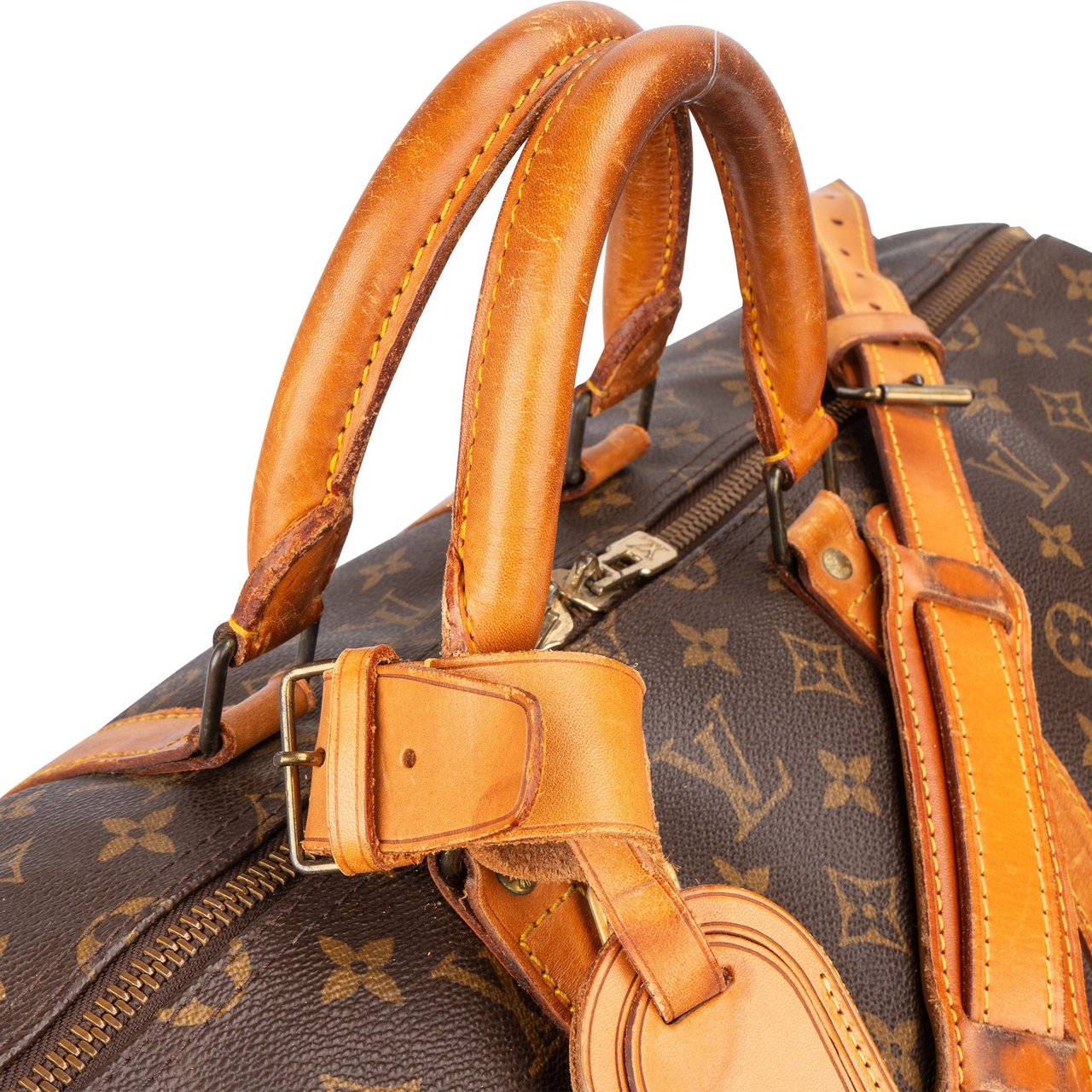 Louis Vuitton Louis Vuitton Canvas Monogram Keepall 55 Bandouliere Bruin