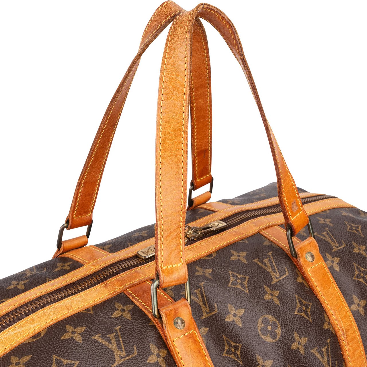 Louis Vuitton Louis Vuitton Canvas Monogram Sac Souple 45 Travel Bag Bruin