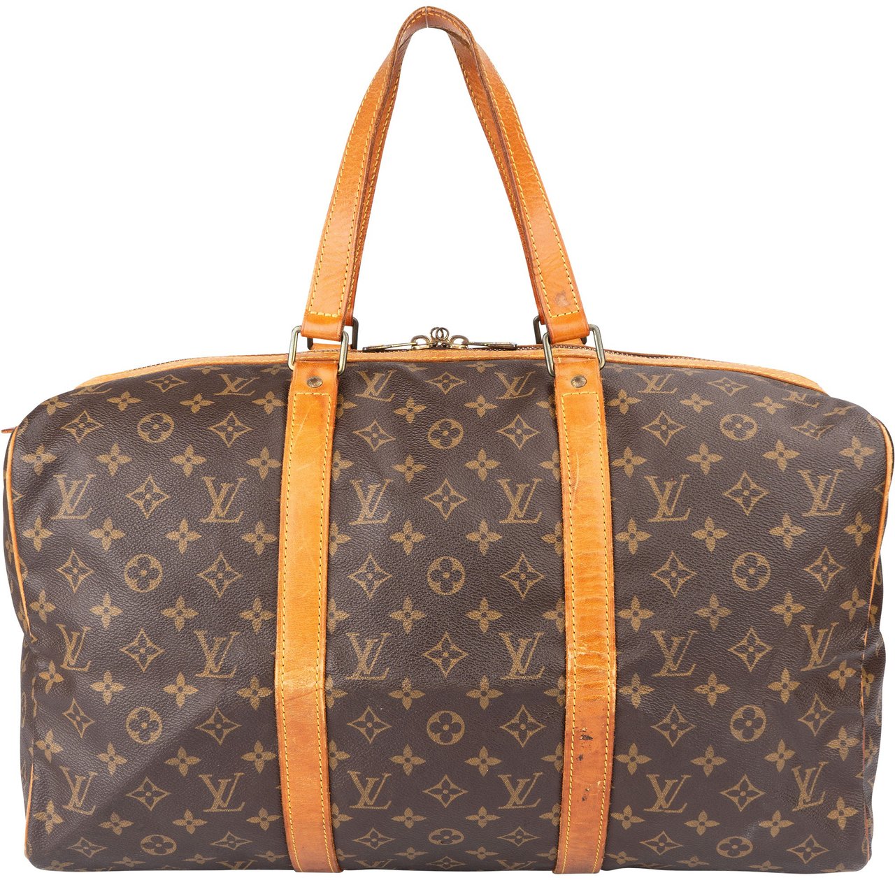 Louis Vuitton Louis Vuitton Canvas Monogram Sac Souple 45 Travel Bag Bruin