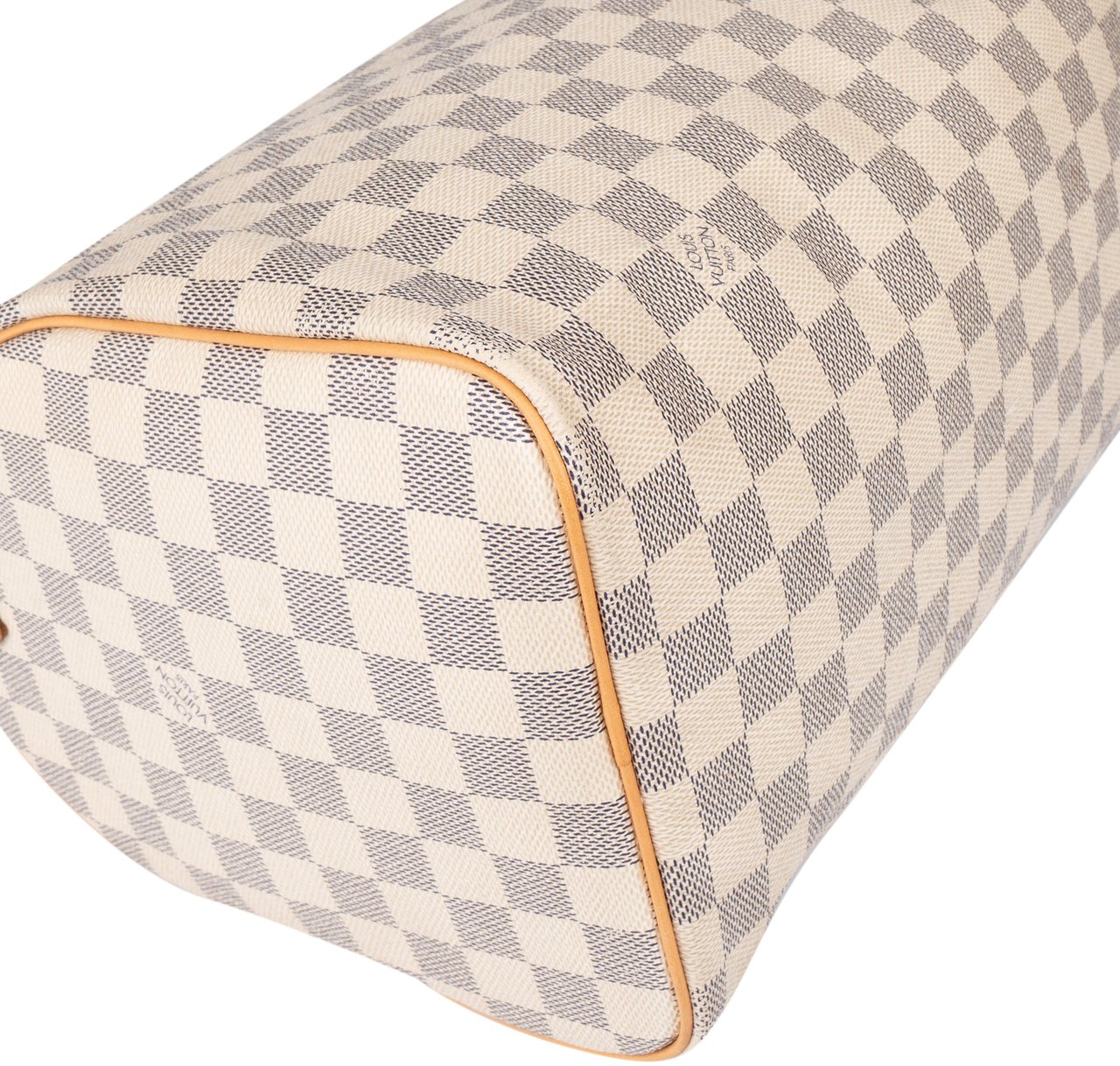 Louis Vuitton Damier Azur Monogram Speedy 30 Handbag Wit