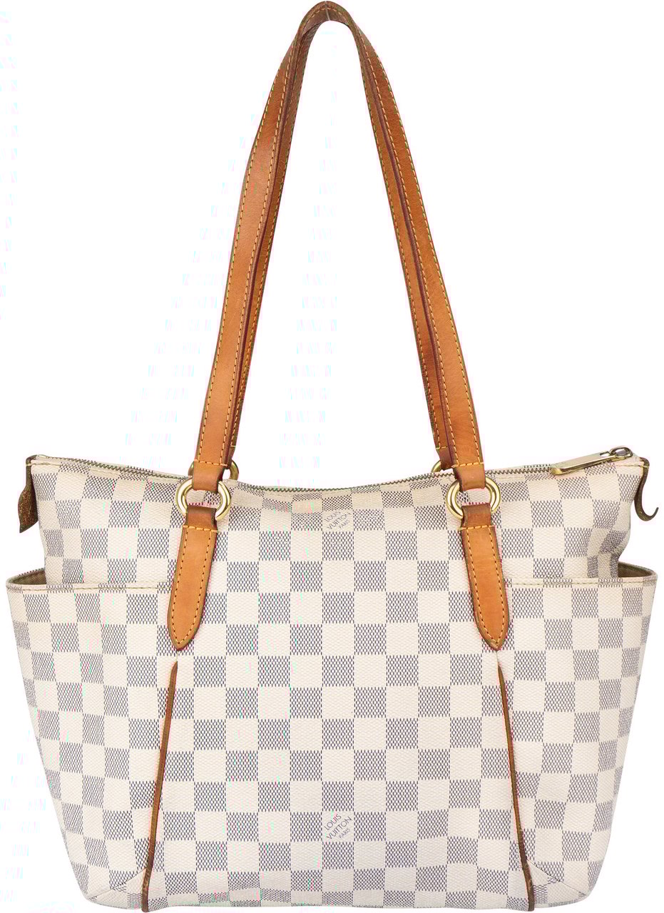 Louis Vuitton Louis Vuitton Damier Azur Monogram Totally PM Shoulder Bag Wit