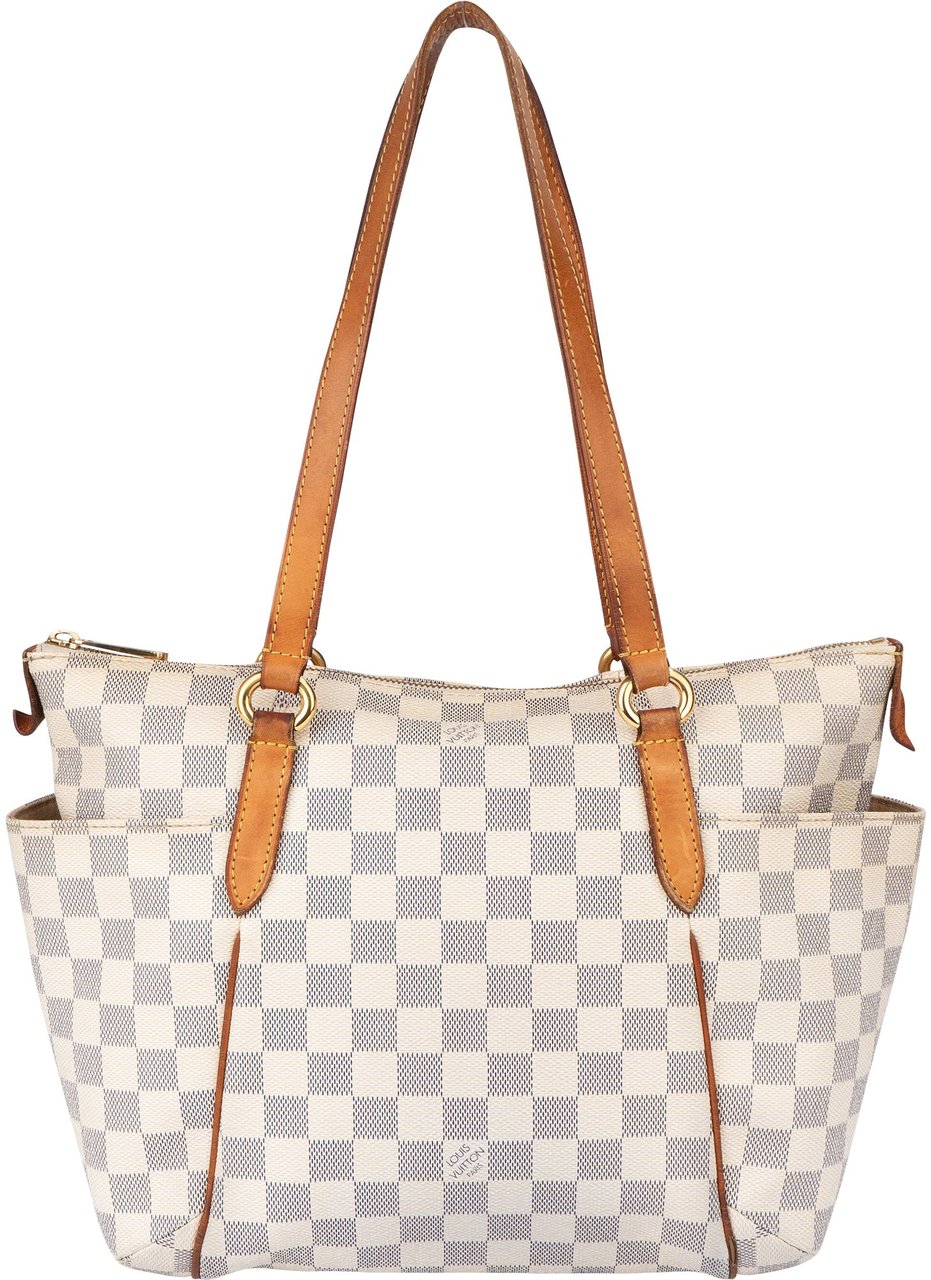 Louis Vuitton Louis Vuitton Damier Azur Monogram Totally PM Shoulder Bag Wit
