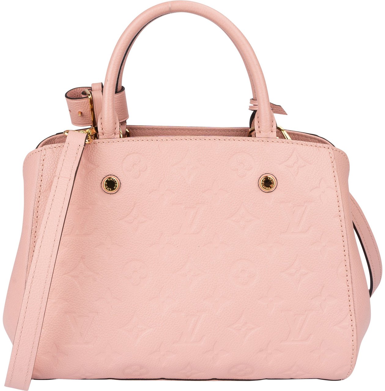 Louis Vuitton Louis Vuitton Pink Empreinte Monogram Montaigne BB Handbag Rood