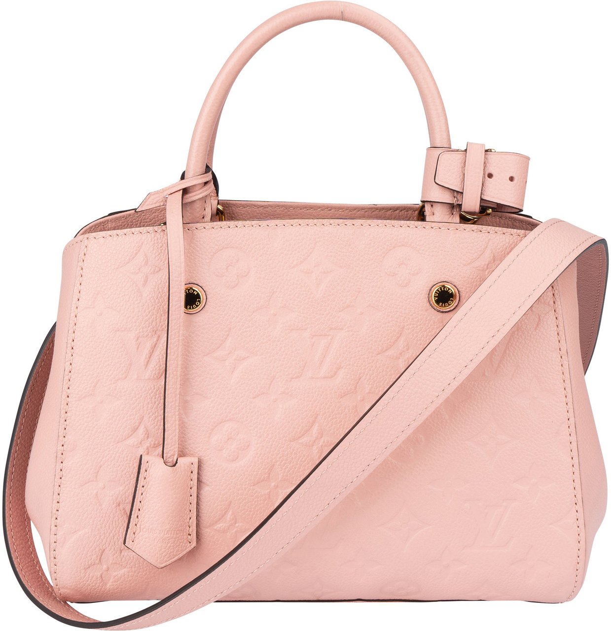 Louis Vuitton Louis Vuitton Pink Empreinte Monogram Montaigne BB Handbag Rood