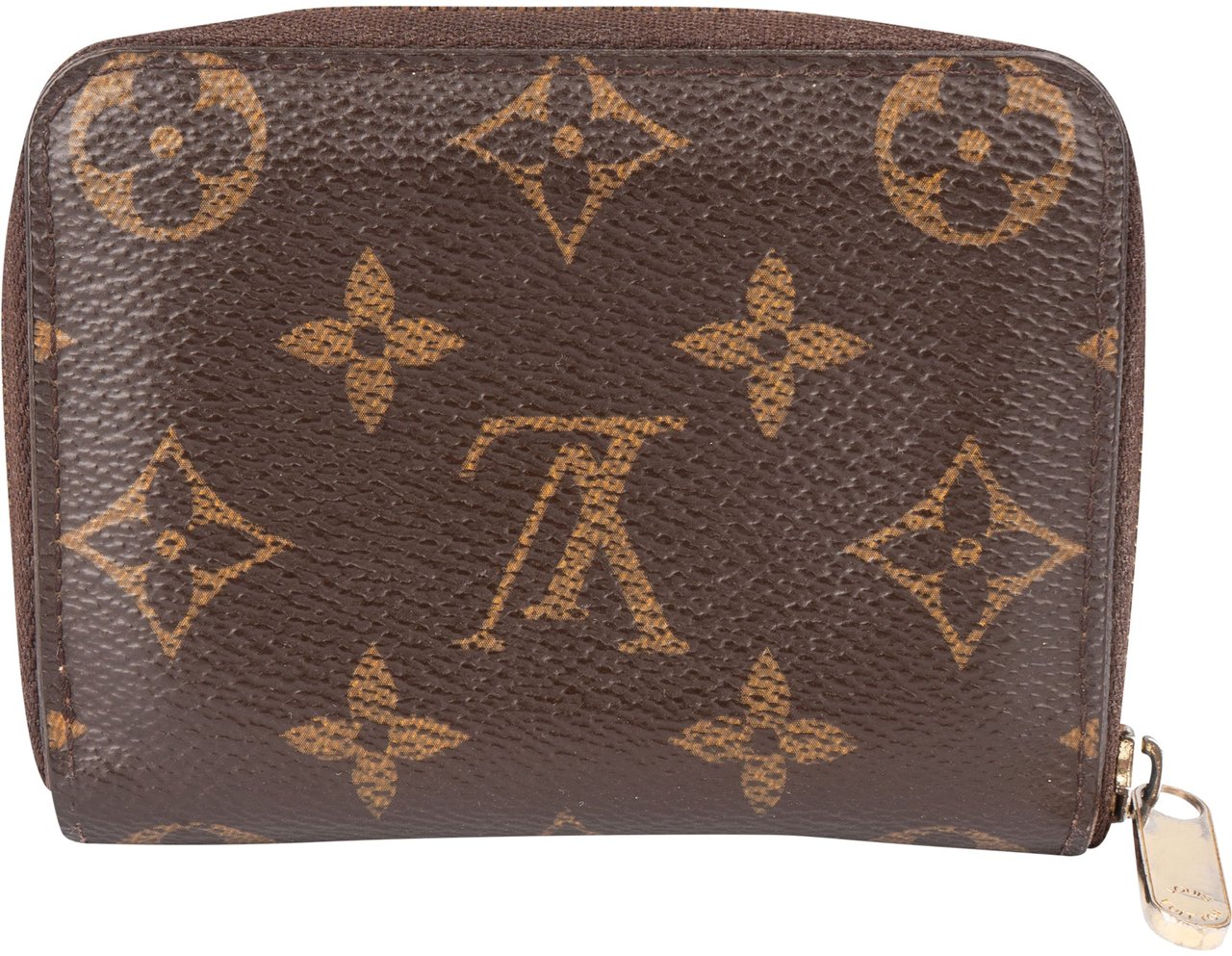 Louis Vuitton Louis Vuitton Canvas Monogram Zippy Coin Wallet Bruin