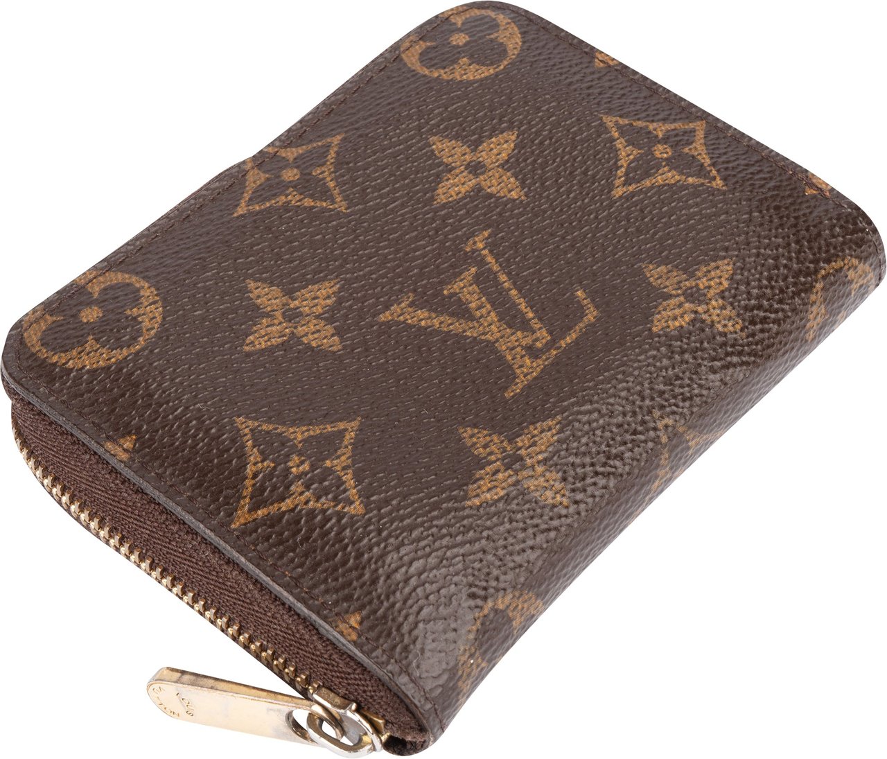 Louis Vuitton Louis Vuitton Canvas Monogram Zippy Coin Wallet Bruin