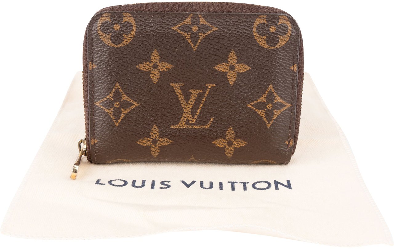 Louis Vuitton Louis Vuitton Canvas Monogram Zippy Coin Wallet Bruin