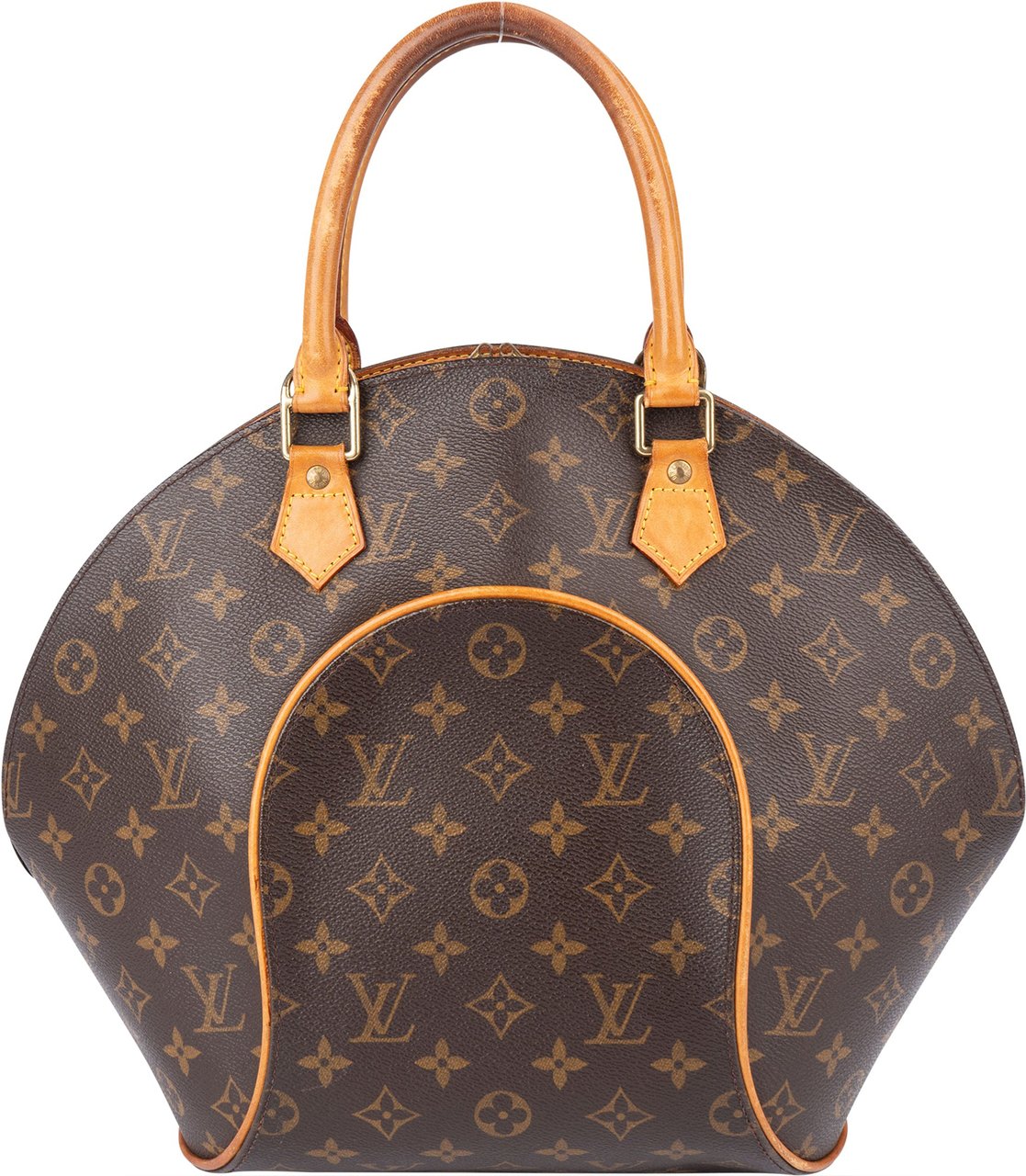 Louis Vuitton Louis Vuitton Canvas Monogram Ellipse MM Handbag Bruin