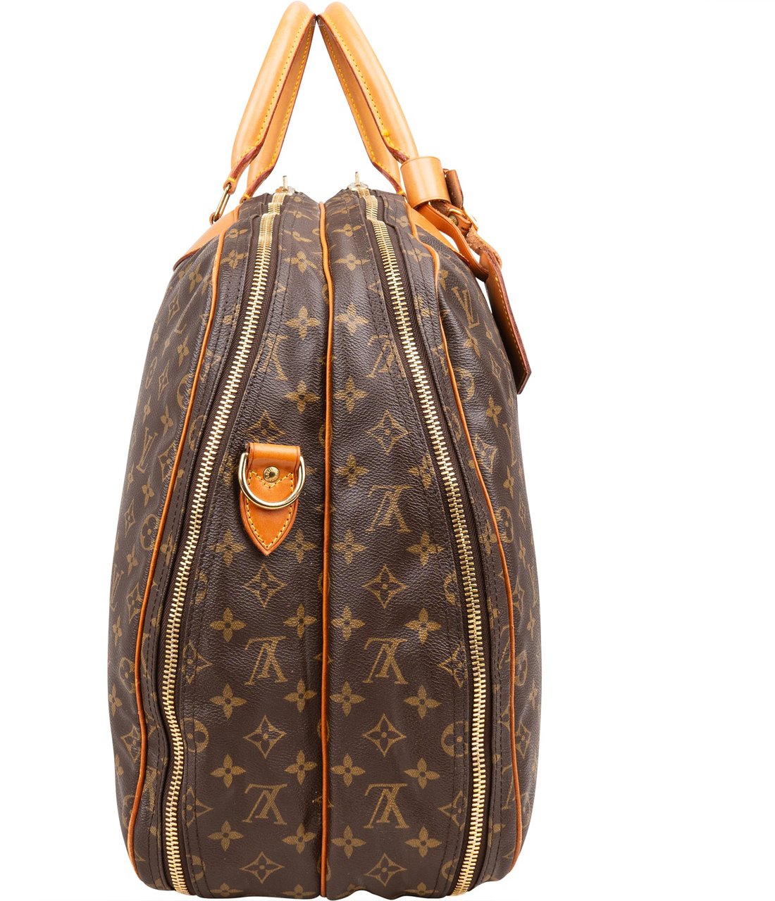 Louis Vuitton Louis Vuitton Canvas Monogram Alize Travel Bag Bruin