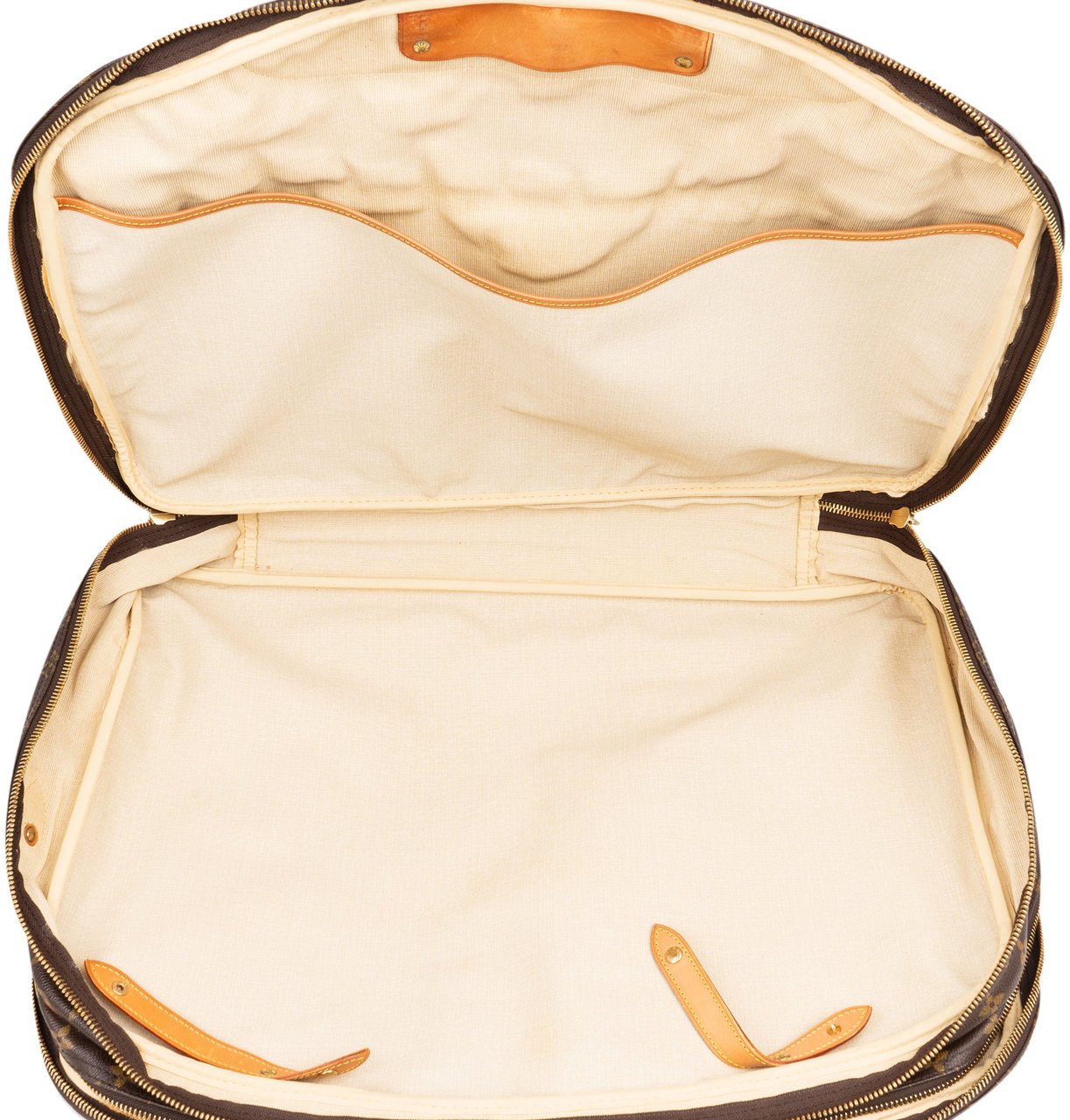 Louis Vuitton Louis Vuitton Canvas Monogram Alize Travel Bag Bruin