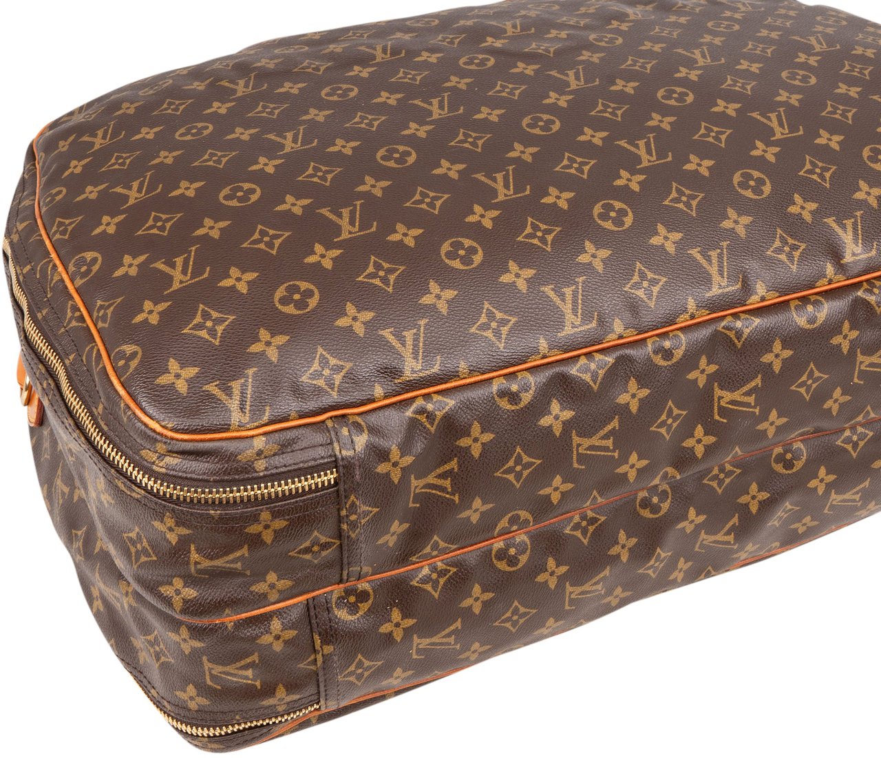 Louis Vuitton Louis Vuitton Canvas Monogram Alize Travel Bag Bruin