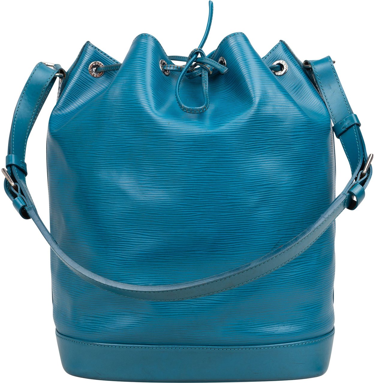 Louis Vuitton Louis Vuitton Bleu Cyan NM Epi Leather Sac Noe Grande Shoulder Bag Blauw