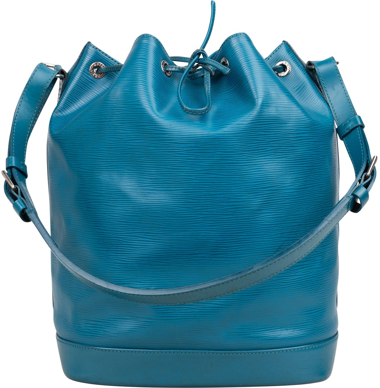 Louis Vuitton Louis Vuitton Bleu Cyan NM Epi Leather Sac Noe Grande Shoulder Bag Blauw
