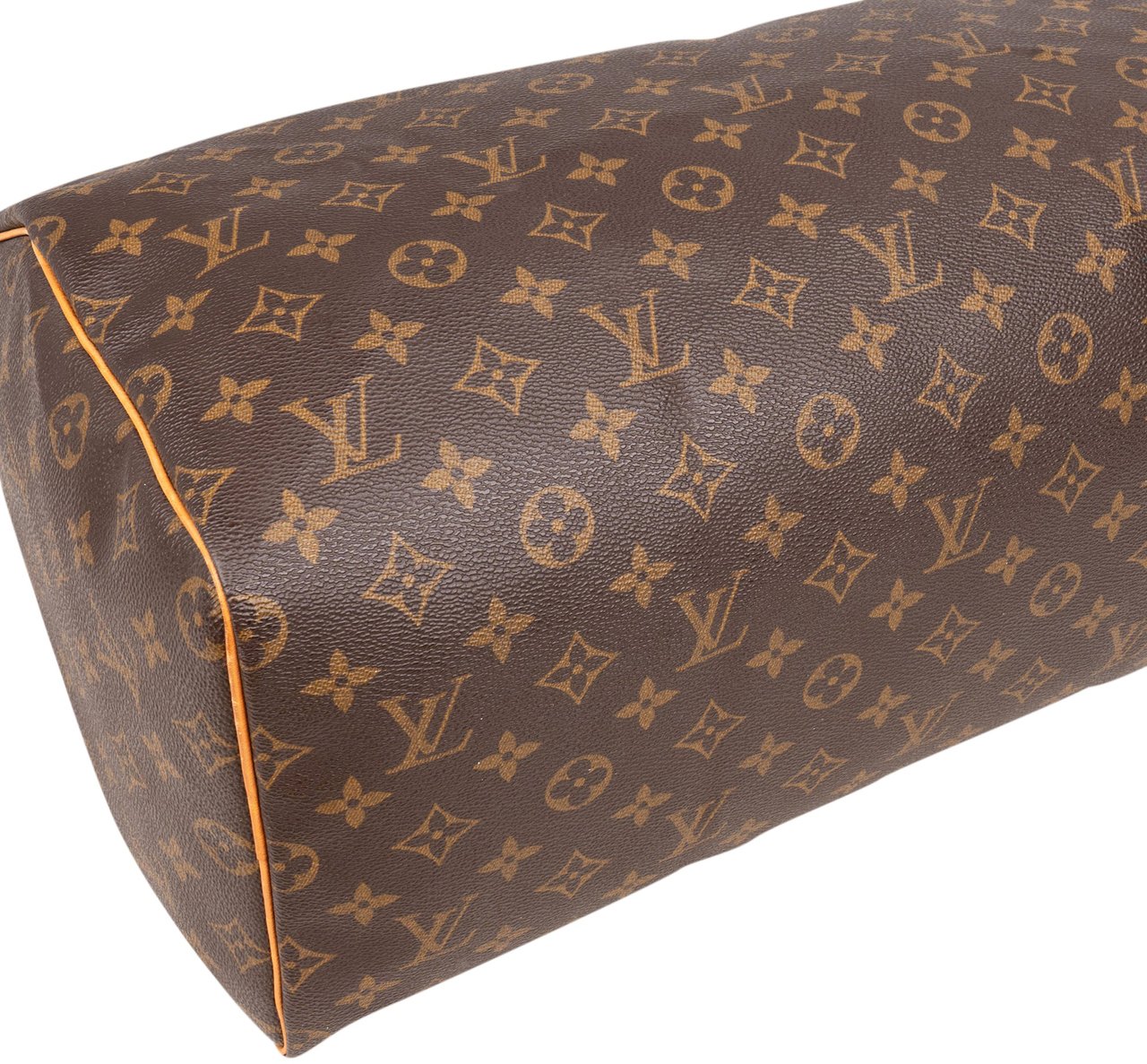 Louis Vuitton Louis Vuitton Canvas Monogram Speedy 40 Handbag Bruin