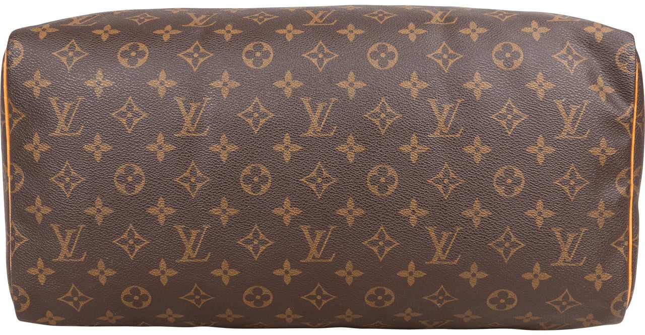 Louis Vuitton Louis Vuitton Canvas Monogram Speedy 40 Handbag Bruin