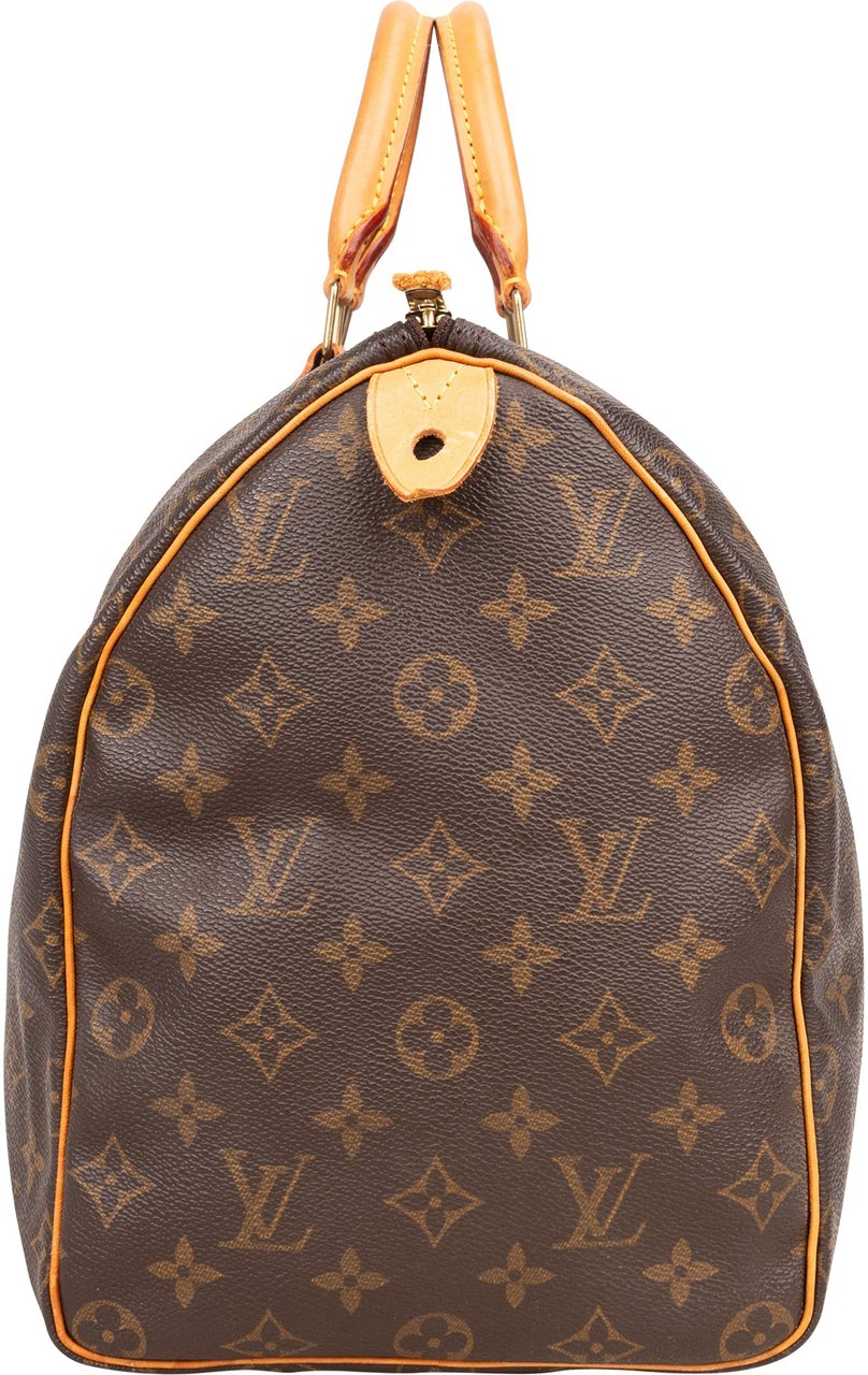 Louis Vuitton Louis Vuitton Canvas Monogram Speedy 40 Handbag Bruin