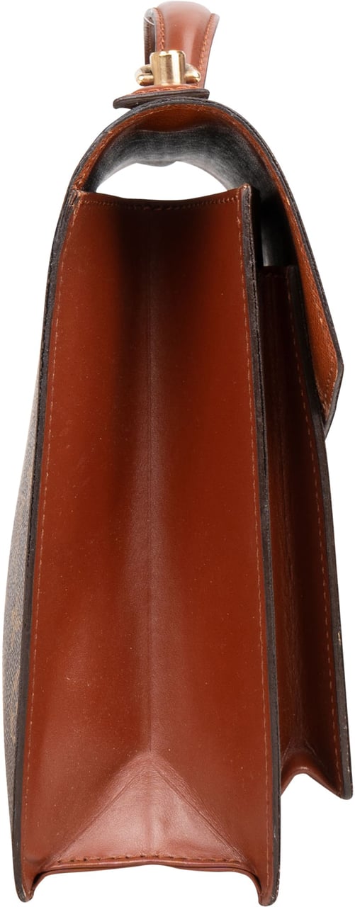 Louis Vuitton Louis Vuitton Canvas Monogram Monceau Handbag Bruin