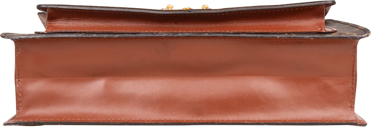 Louis Vuitton Louis Vuitton Canvas Monogram Monceau Handbag Bruin