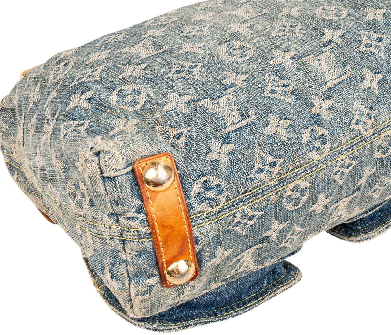 Louis Vuitton Louis Vuitton Denim Monogram Baggy PM Crossbody Bag Blauw