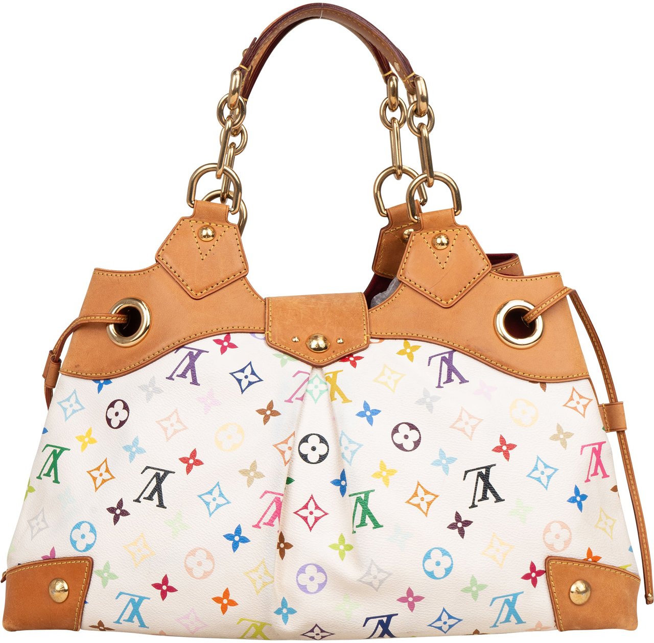 Louis Vuitton Louis Vuitton Limited Murakami Multicolor Ursula Handbag Wit