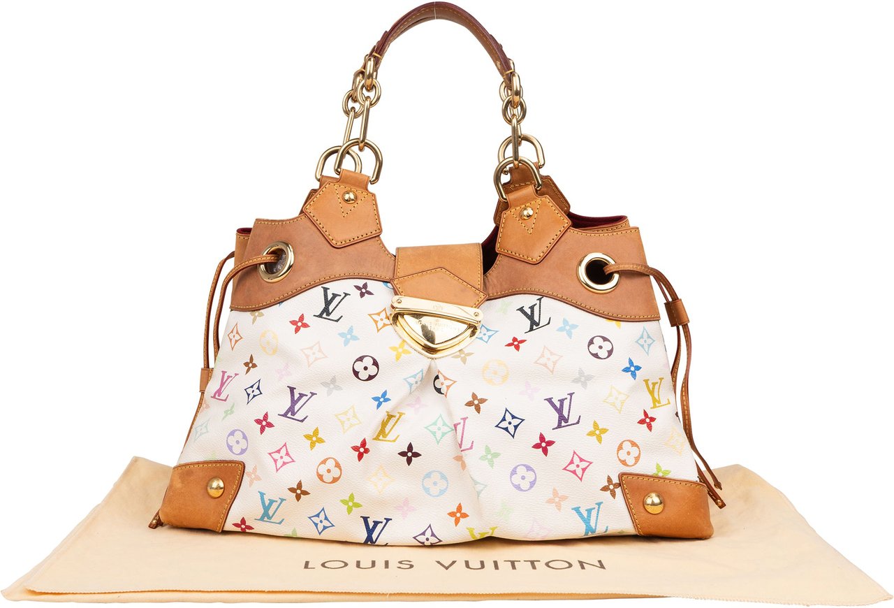Louis Vuitton Louis Vuitton Limited Murakami Multicolor Ursula Handbag Wit