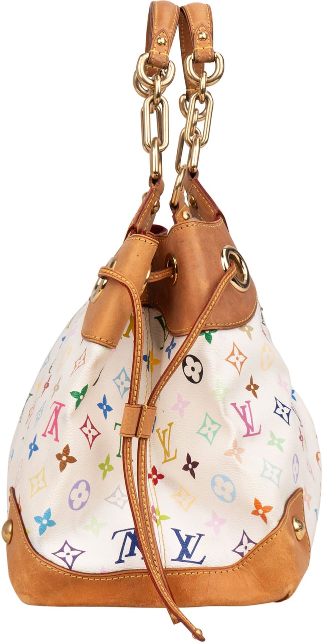 Louis Vuitton Louis Vuitton Limited Murakami Multicolor Ursula Handbag Wit