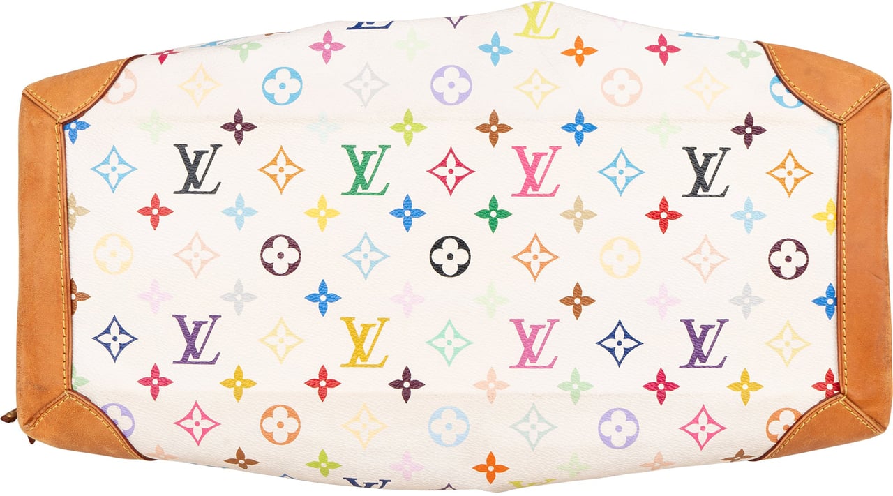 Louis Vuitton Louis Vuitton Limited Murakami Multicolor Ursula Handbag Wit