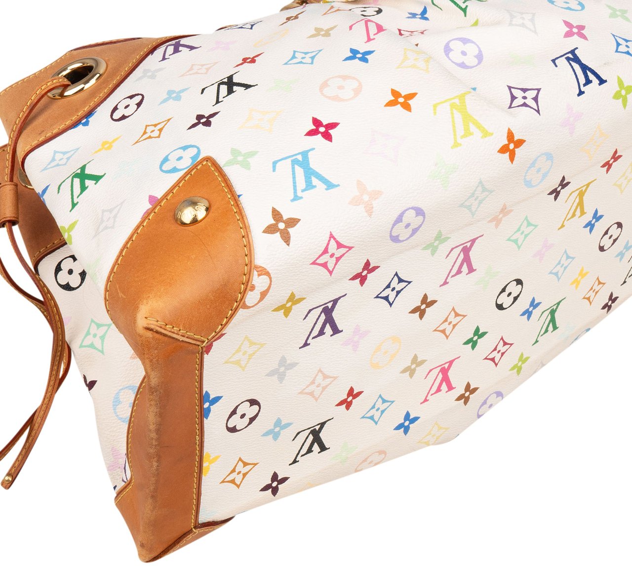 Louis Vuitton Louis Vuitton Limited Murakami Multicolor Ursula Handbag Wit