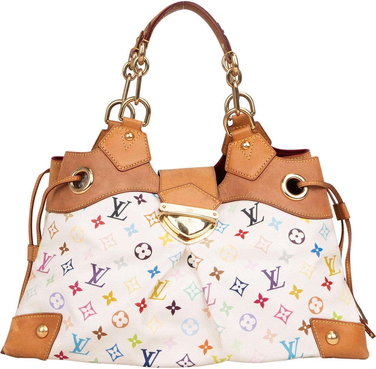 Louis Vuitton Louis Vuitton Limited Murakami Multicolor Ursula Handbag Wit