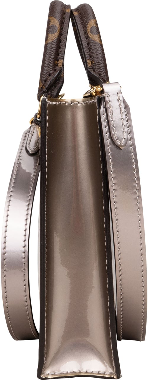 Louis Vuitton Louis Vuitton Vernis Monogram Petite Sac Plat Handbag Divers