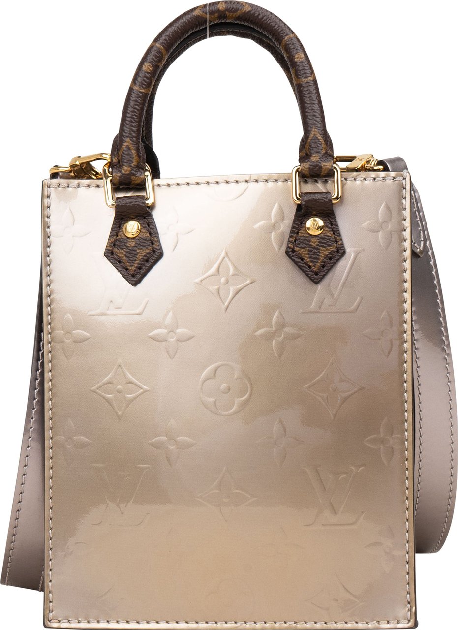 Louis Vuitton Louis Vuitton Vernis Monogram Petite Sac Plat Handbag Divers