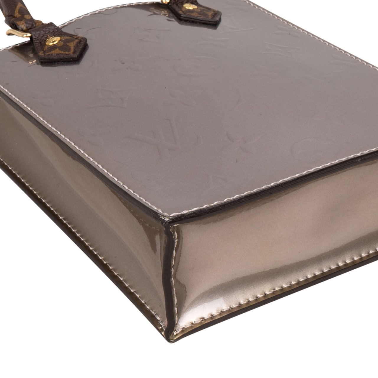 Louis Vuitton Louis Vuitton Vernis Monogram Petite Sac Plat Handbag Divers