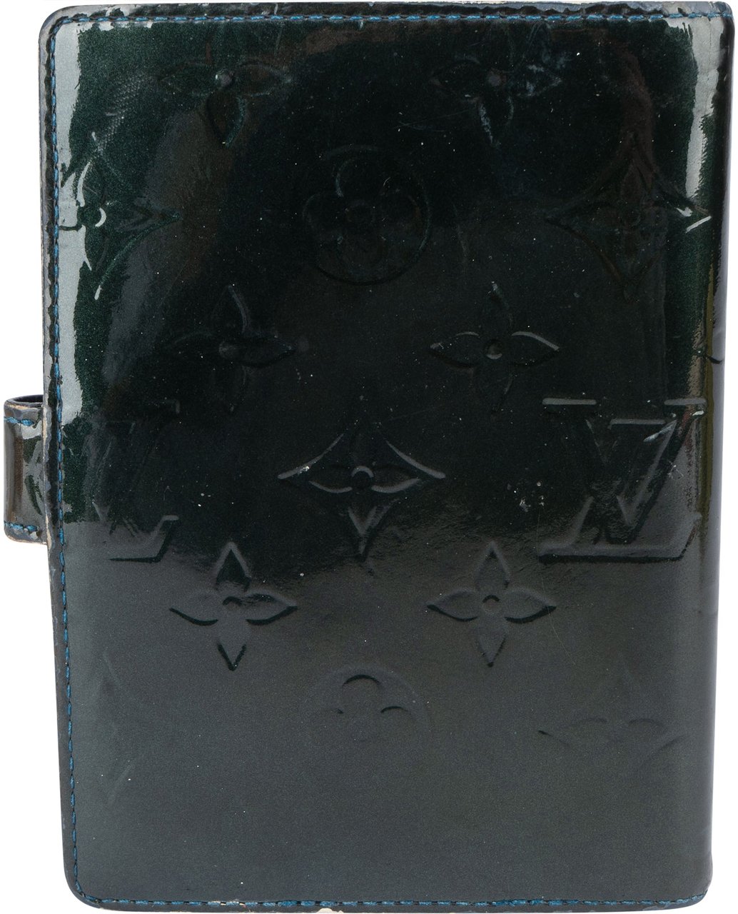 Louis Vuitton Louis Vuitton Vernis Monogram Agenda PM Groen