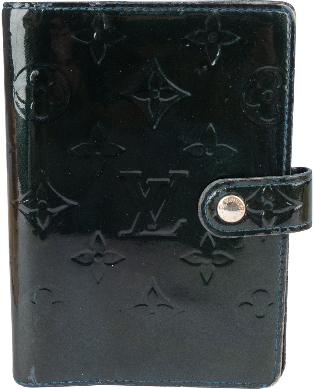 Louis Vuitton Louis Vuitton Vernis Monogram Agenda PM Groen