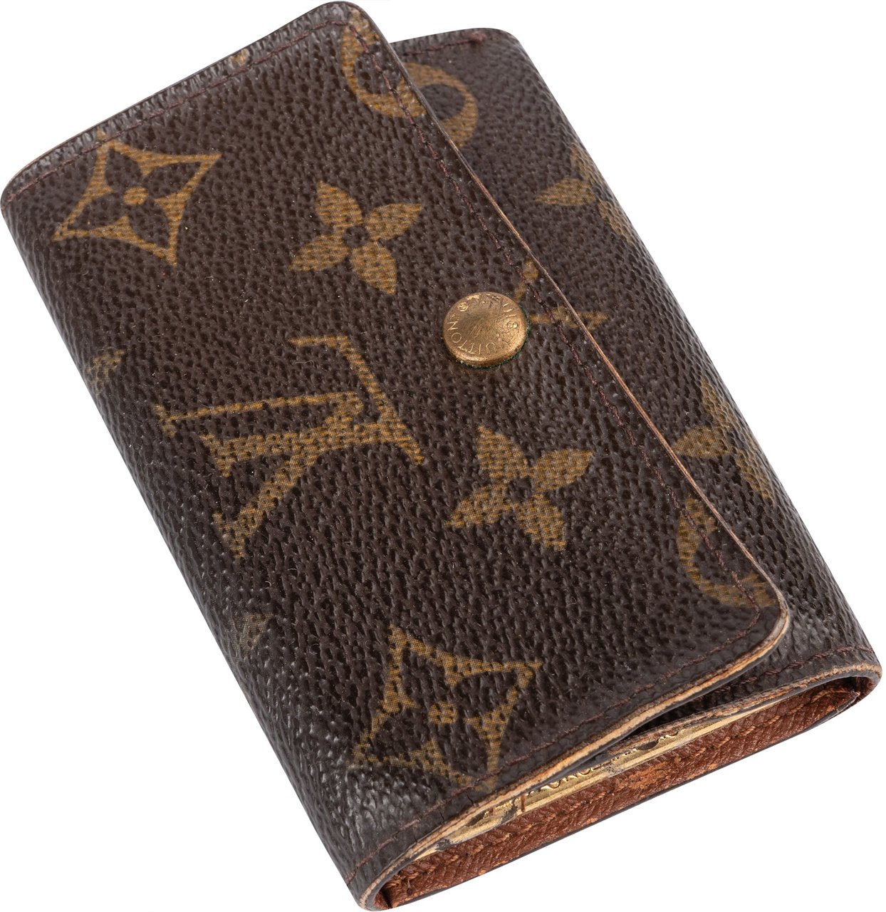 Louis Vuitton Louis Vuitton Canvas Monogram Keyholder Bruin