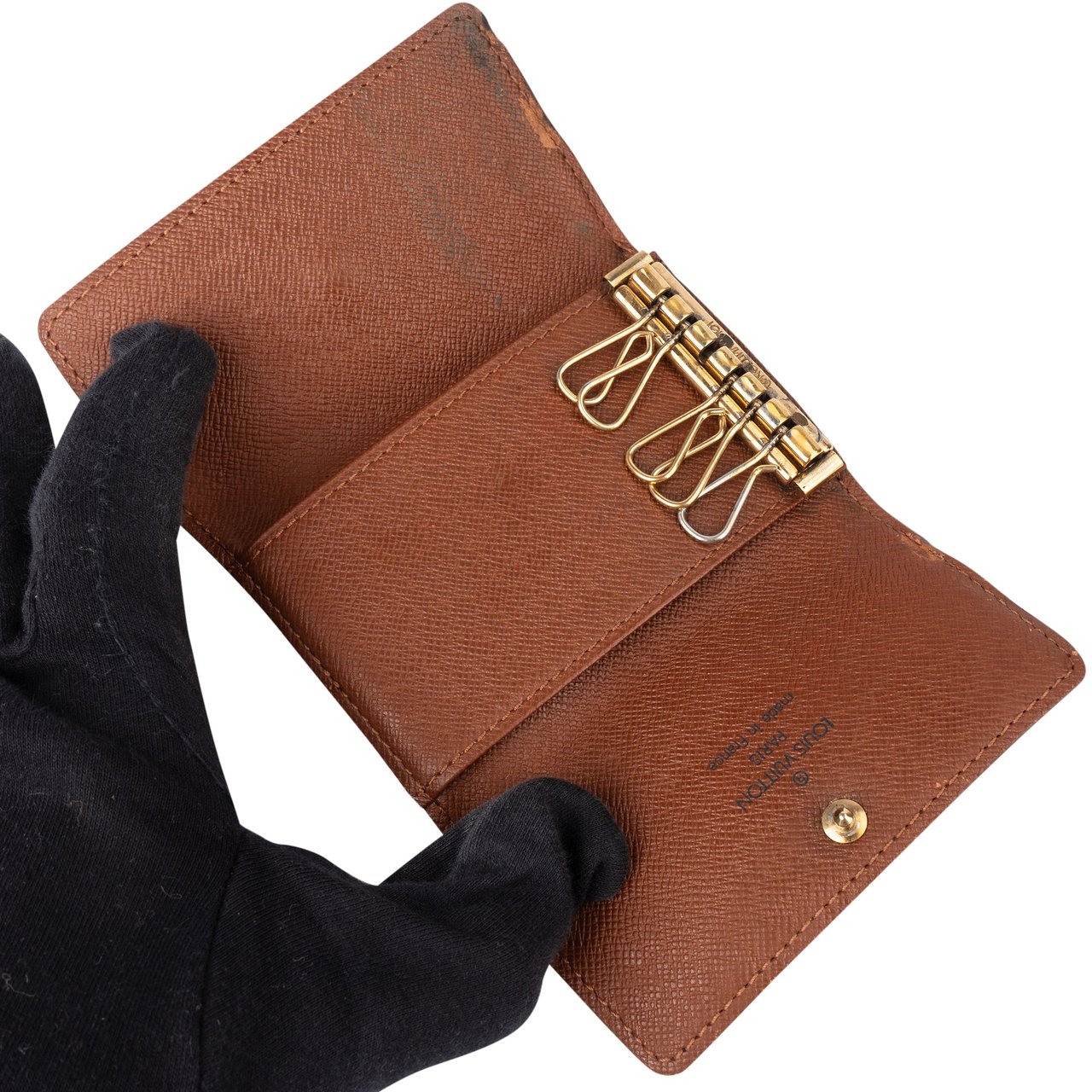 Louis Vuitton Louis Vuitton Canvas Monogram Keyholder Bruin