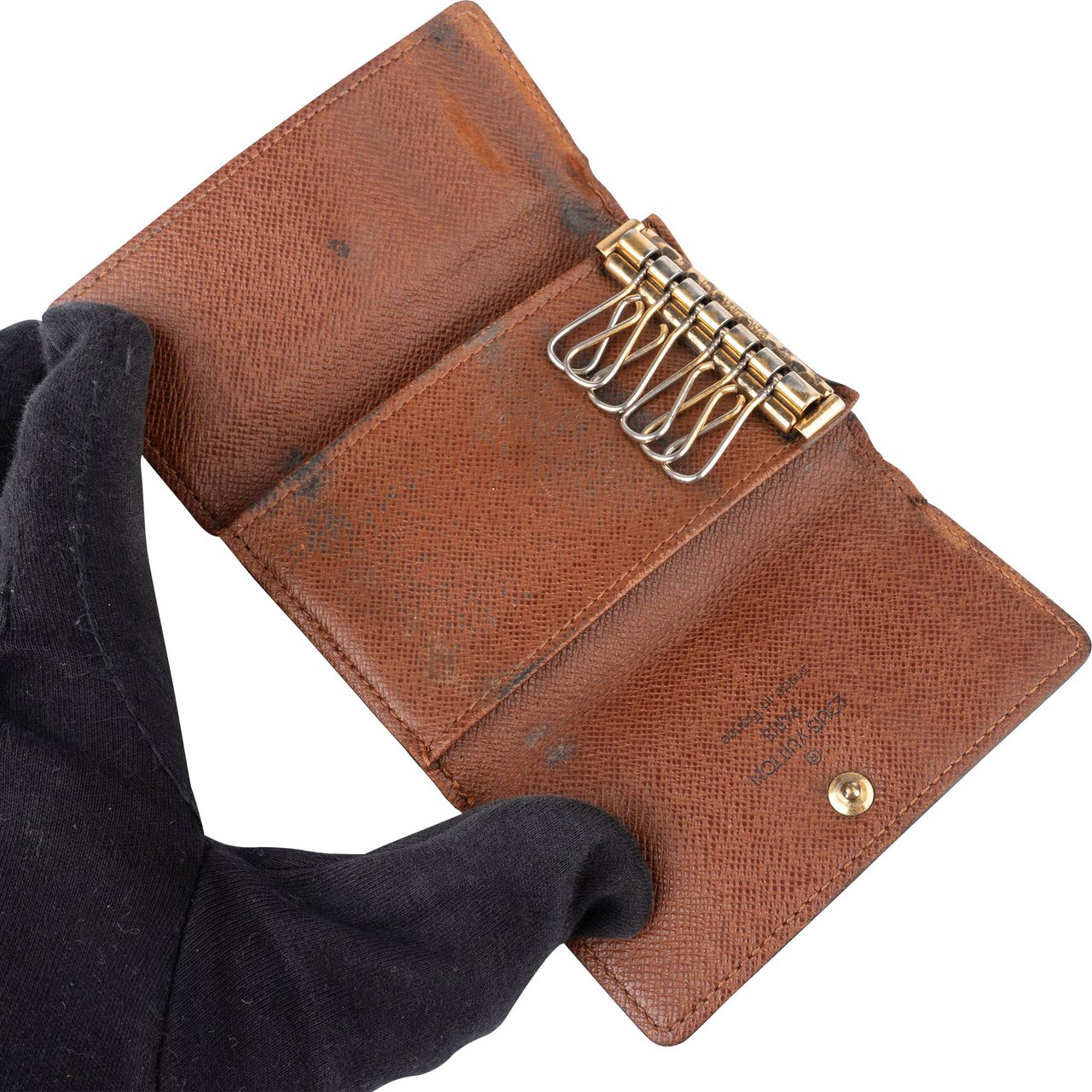 Louis Vuitton Louis Vuitton Canvas Mongram Keyholder Bruin