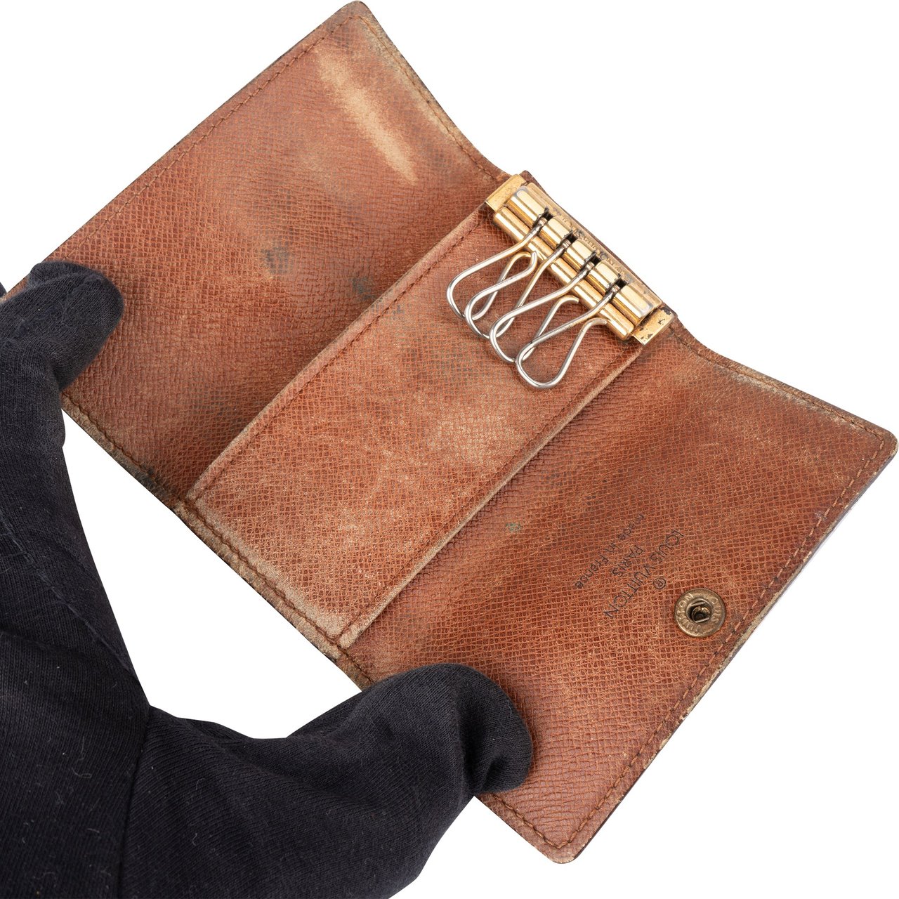 Louis Vuitton Louis Vuitton Canvas Monogram Keyholder Bruin