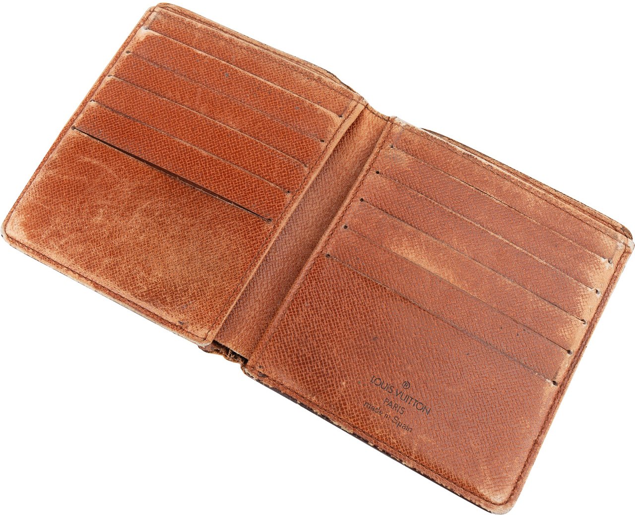 Louis Vuitton Louis Vuitton Canvas Monogram Marco Wallet Bruin