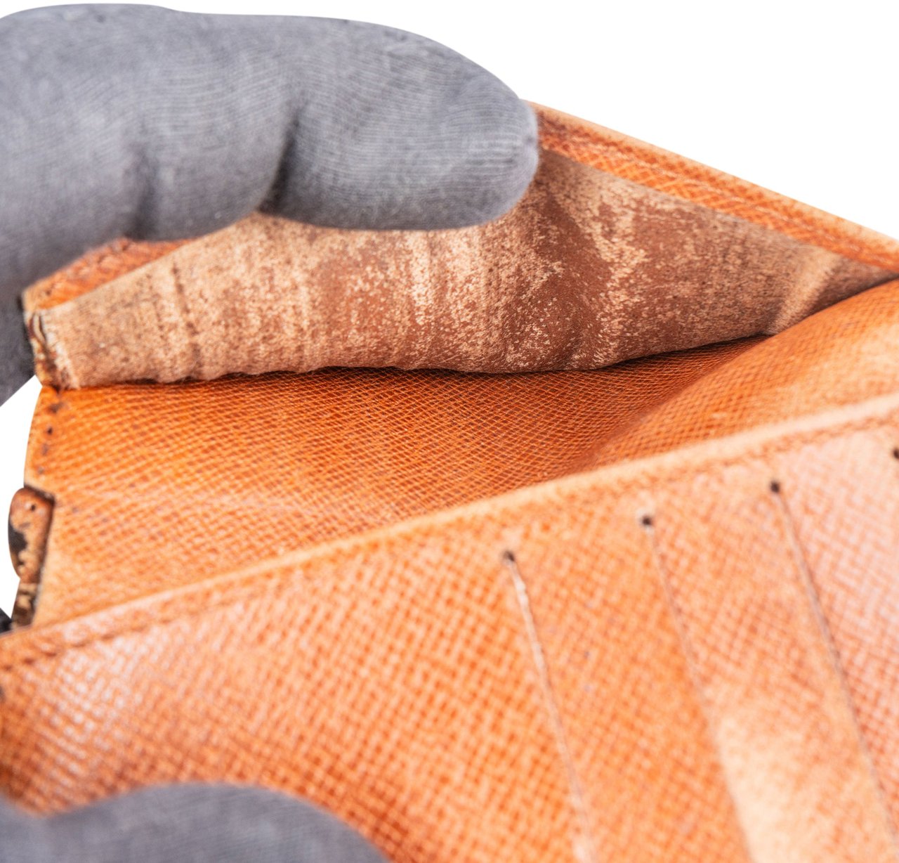 Louis Vuitton Louis Vuitton Canvas Monogram Marco Wallet Bruin