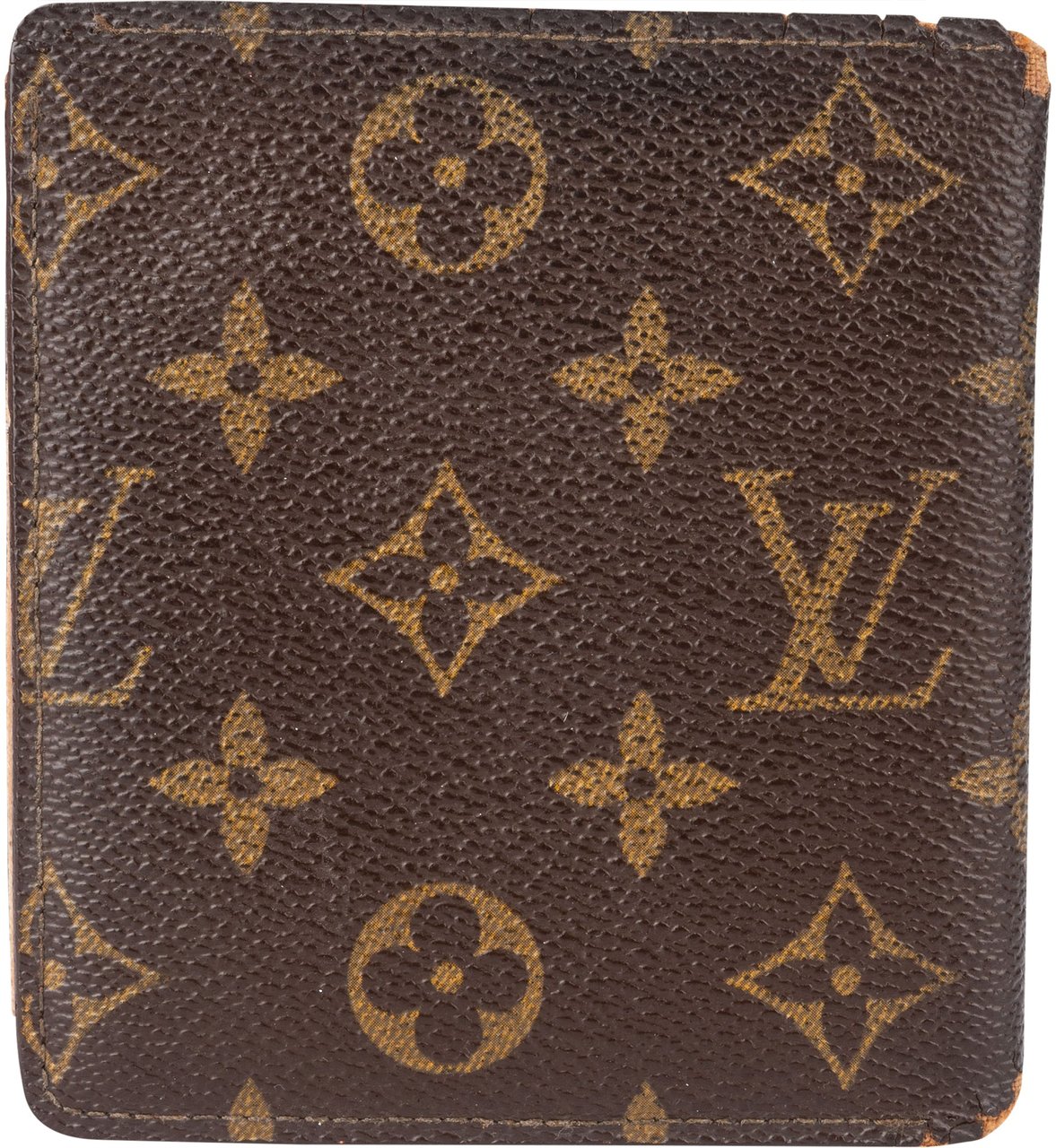 Louis Vuitton Louis Vuitton Canvas Monogram Marco Wallet Bruin