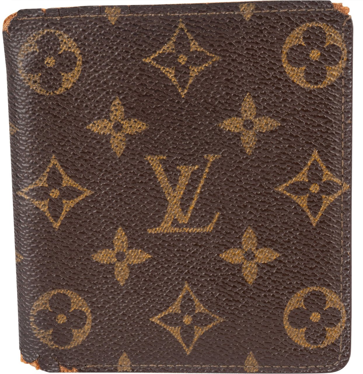 Louis Vuitton Louis Vuitton Canvas Monogram Marco Wallet Bruin