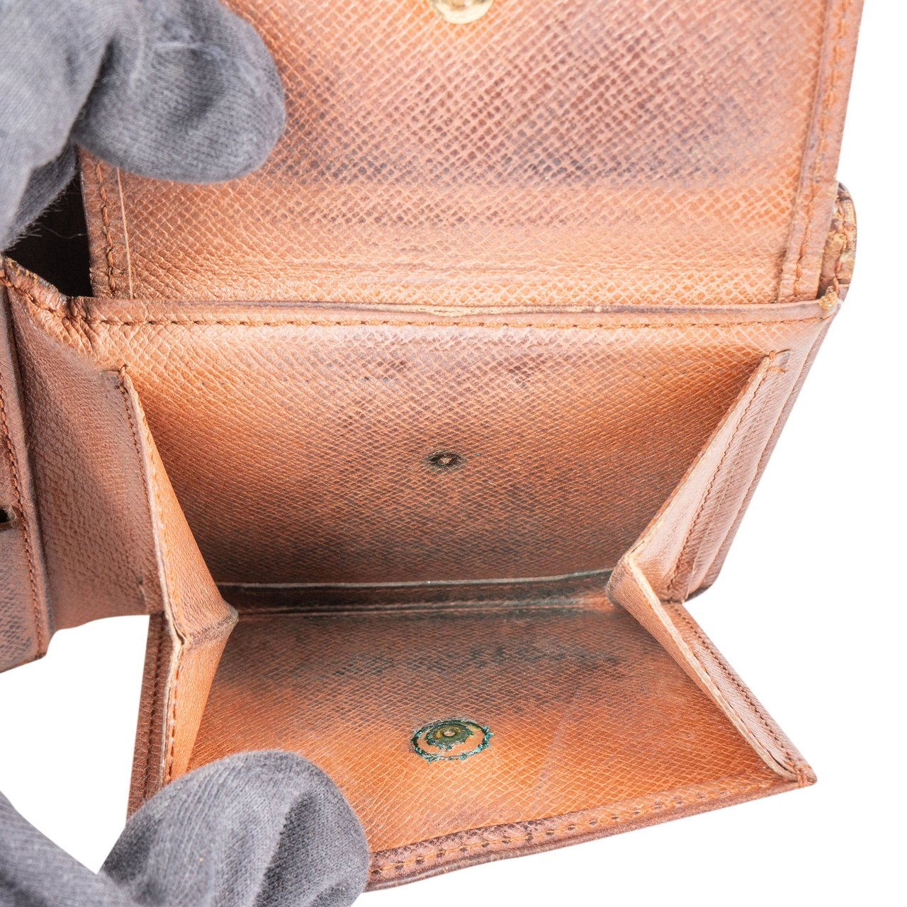 Louis Vuitton Louis Vuitton Canvas Monogram Marco Wallet Bruin