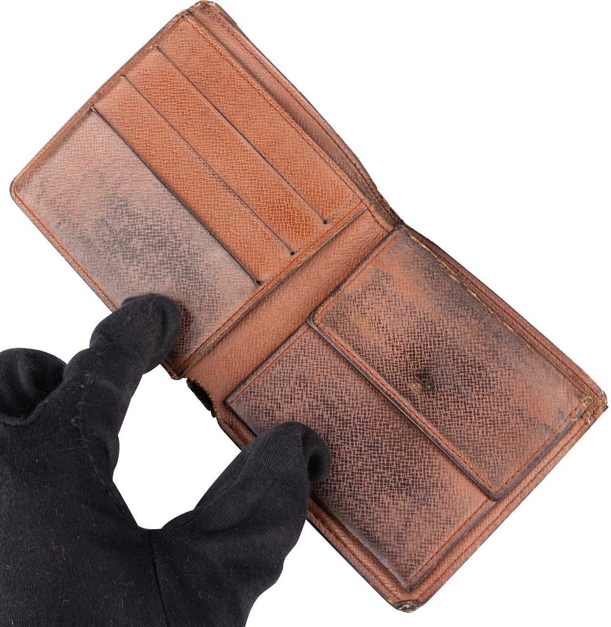 Louis Vuitton Louis Vuitton Canvas Monogram Marco Wallet Bruin