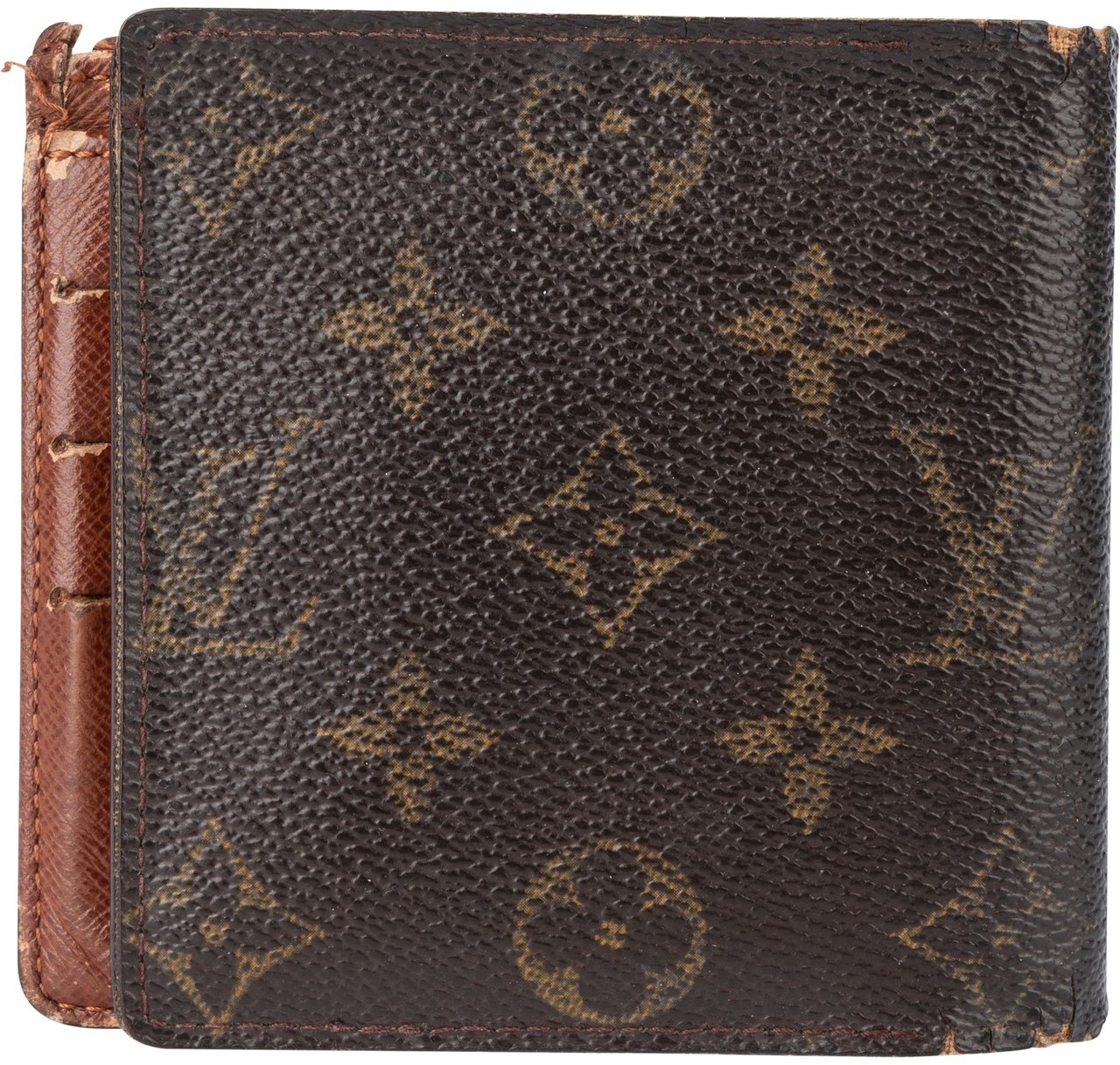 Louis Vuitton Louis Vuitton Canvas Monogram Marco Wallet Bruin