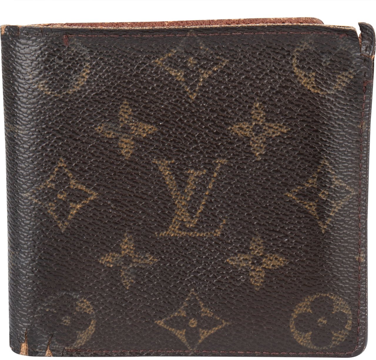 Louis Vuitton Louis Vuitton Canvas Monogram Marco Wallet Bruin