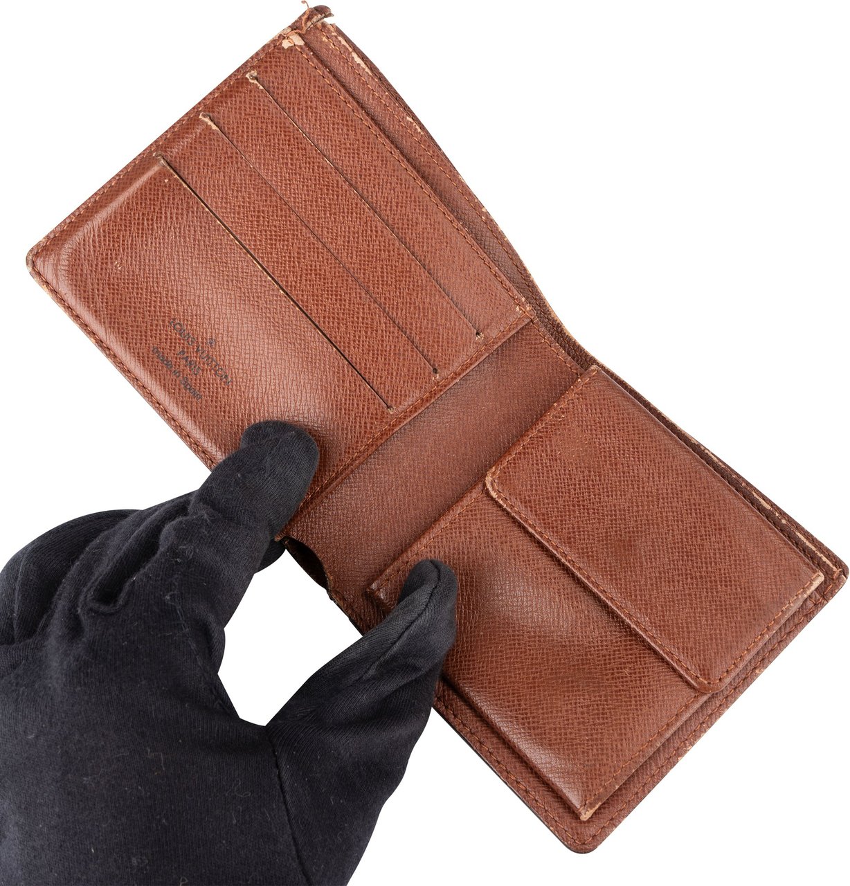 Louis Vuitton Louis Vuitton Canvas Monogram Marco Wallet Bruin